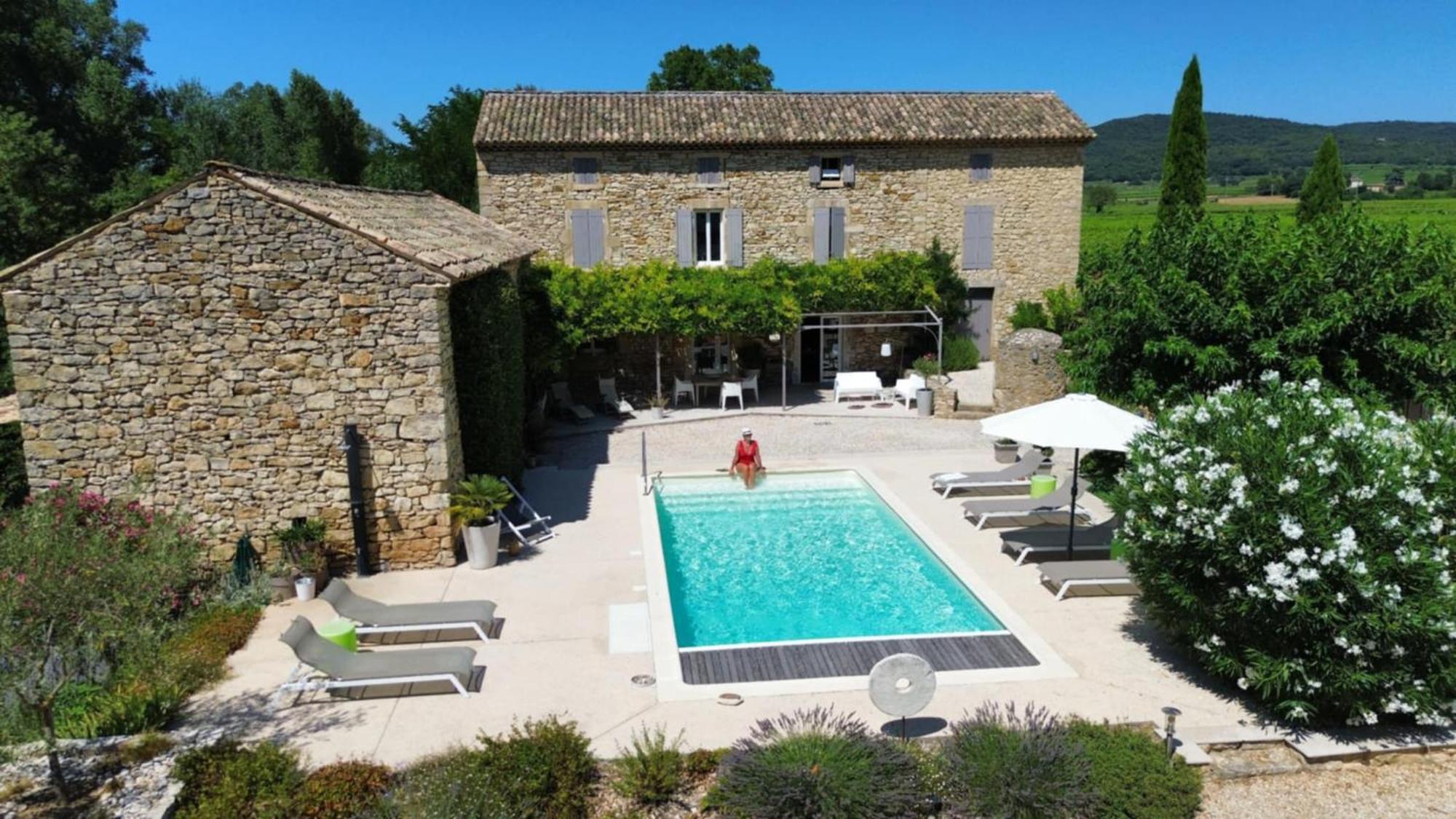 Le Gite De Montagnac La Roque-sur-Cèze Buitenkant foto