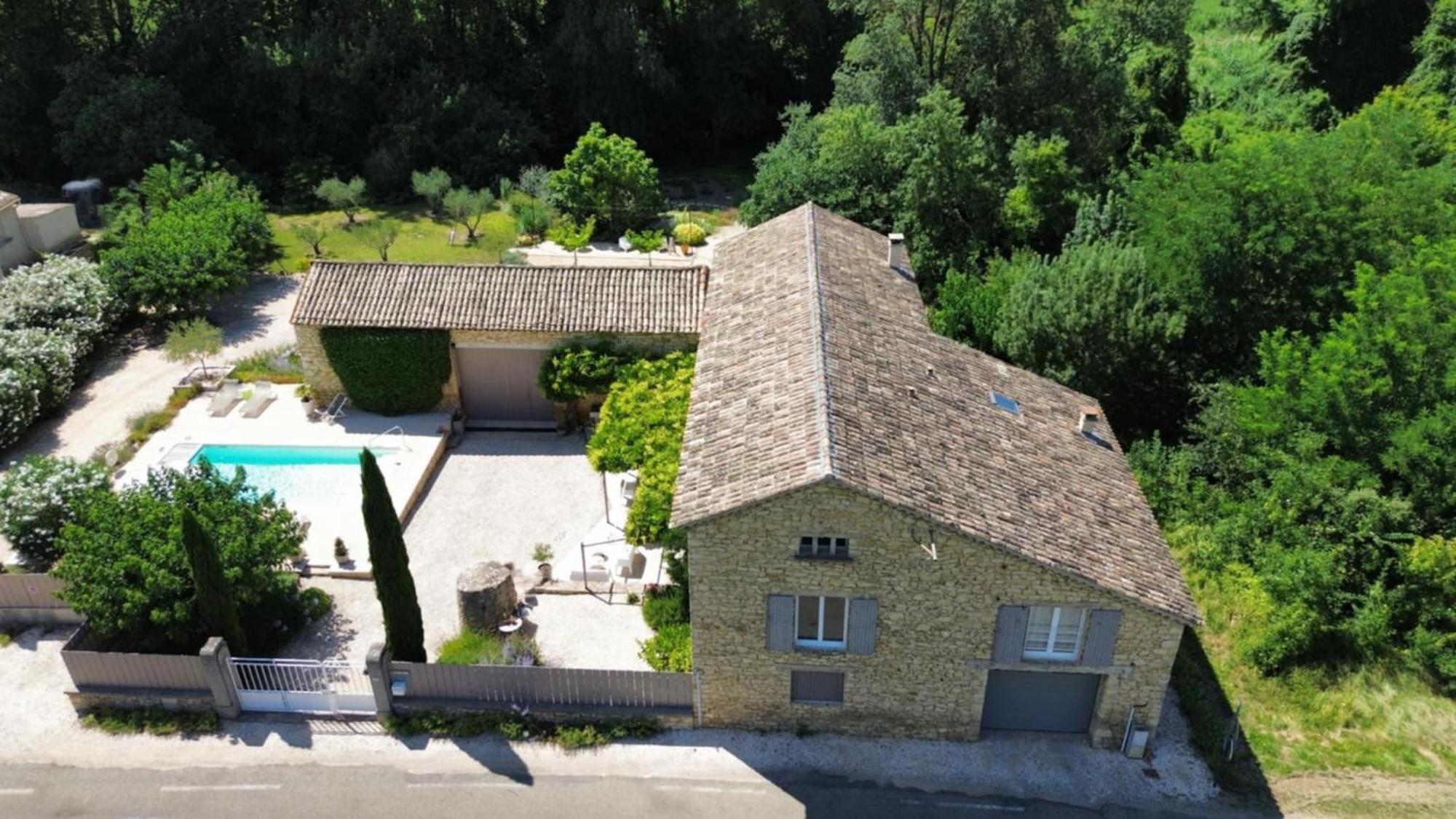 Le Gite De Montagnac La Roque-sur-Cèze Buitenkant foto