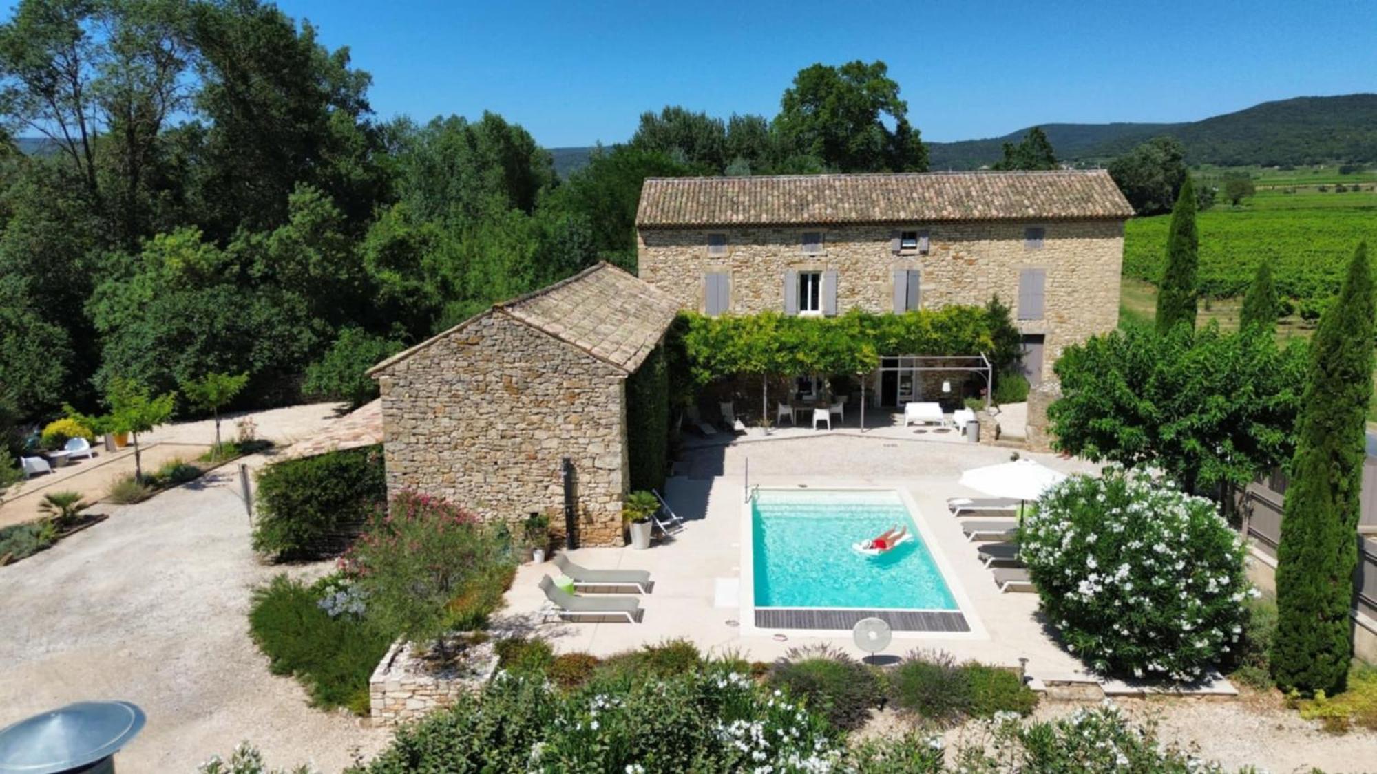 Le Gite De Montagnac La Roque-sur-Cèze Buitenkant foto